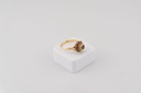 Anillo oro con piedra Granate