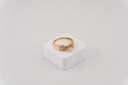 Anillo lazo de oro con diamantes